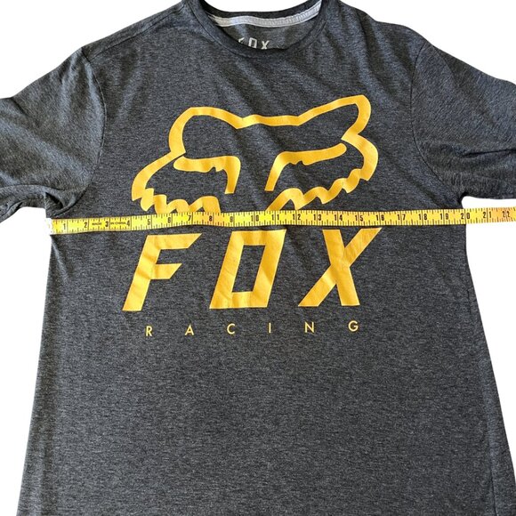 Fox Racing Heritage Forger Tech Tee Mens Size L Premium Fit Tru Dri Dark Gray - Picture 9 of 10